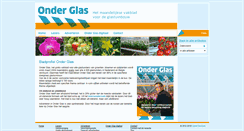 Desktop Screenshot of onderglas.nl